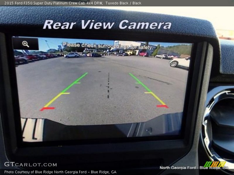 Tuxedo Black / Black 2015 Ford F350 Super Duty Platinum Crew Cab 4x4 DRW