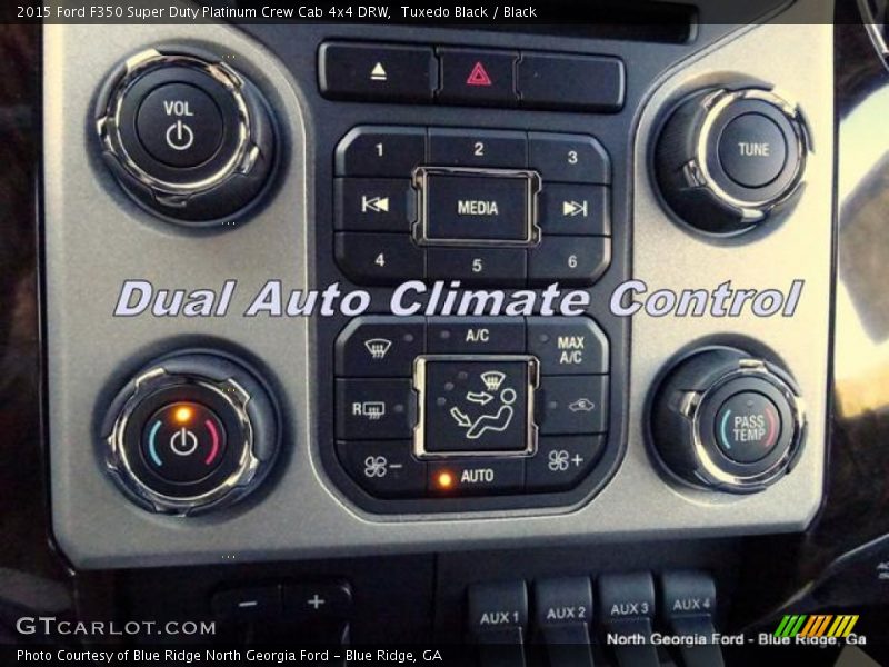 Tuxedo Black / Black 2015 Ford F350 Super Duty Platinum Crew Cab 4x4 DRW