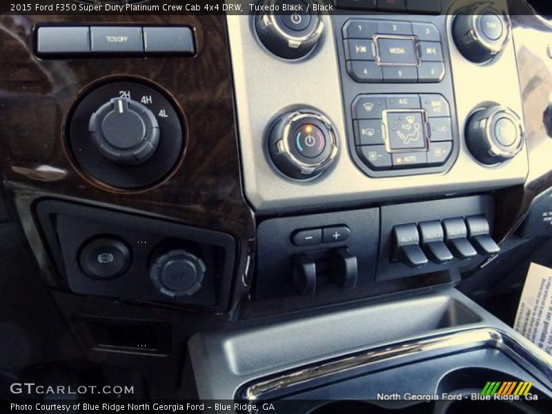 Tuxedo Black / Black 2015 Ford F350 Super Duty Platinum Crew Cab 4x4 DRW