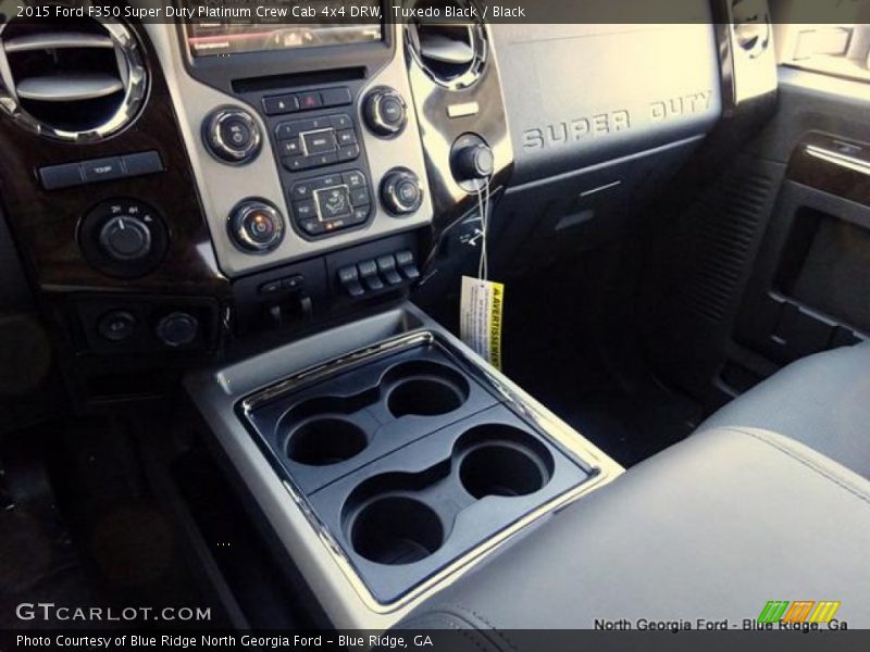 Tuxedo Black / Black 2015 Ford F350 Super Duty Platinum Crew Cab 4x4 DRW