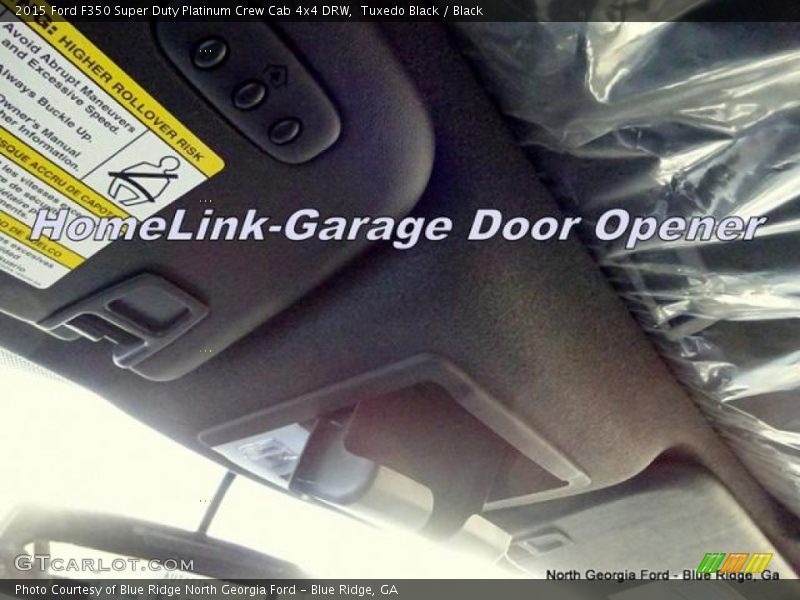 Tuxedo Black / Black 2015 Ford F350 Super Duty Platinum Crew Cab 4x4 DRW