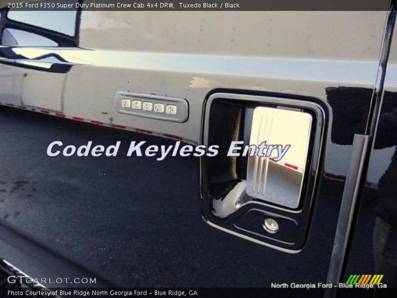 Tuxedo Black / Black 2015 Ford F350 Super Duty Platinum Crew Cab 4x4 DRW