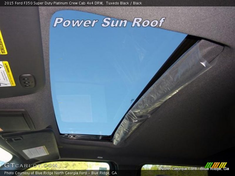 Tuxedo Black / Black 2015 Ford F350 Super Duty Platinum Crew Cab 4x4 DRW