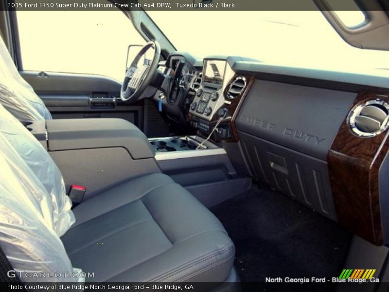 Tuxedo Black / Black 2015 Ford F350 Super Duty Platinum Crew Cab 4x4 DRW