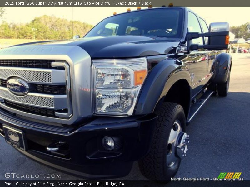 Tuxedo Black / Black 2015 Ford F350 Super Duty Platinum Crew Cab 4x4 DRW