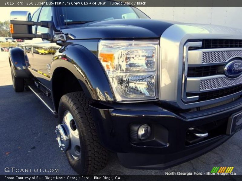 Tuxedo Black / Black 2015 Ford F350 Super Duty Platinum Crew Cab 4x4 DRW