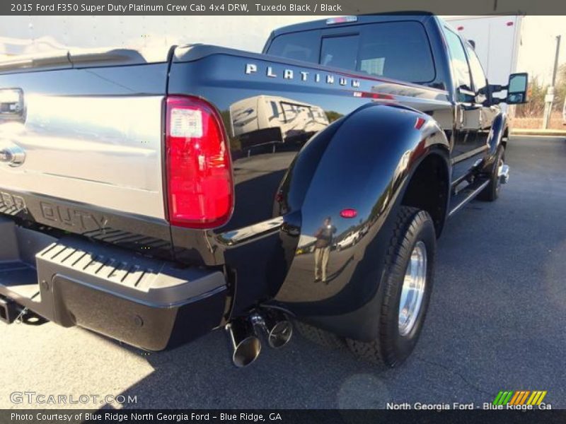 Tuxedo Black / Black 2015 Ford F350 Super Duty Platinum Crew Cab 4x4 DRW