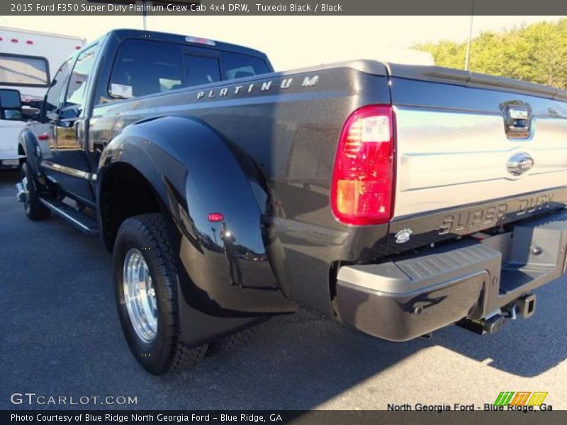 Tuxedo Black / Black 2015 Ford F350 Super Duty Platinum Crew Cab 4x4 DRW