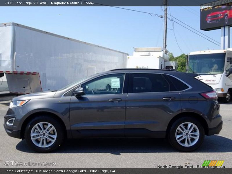 Magnetic Metallic / Ebony 2015 Ford Edge SEL AWD