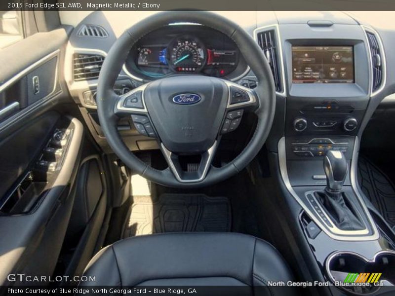 Magnetic Metallic / Ebony 2015 Ford Edge SEL AWD