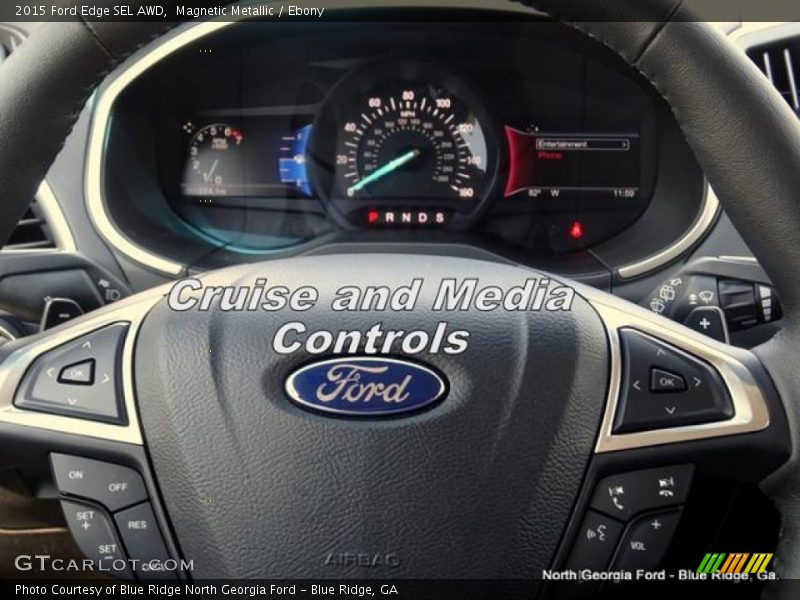 Magnetic Metallic / Ebony 2015 Ford Edge SEL AWD