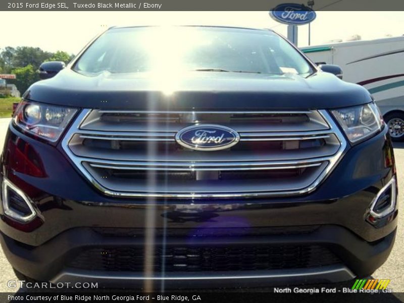 Tuxedo Black Metallic / Ebony 2015 Ford Edge SEL