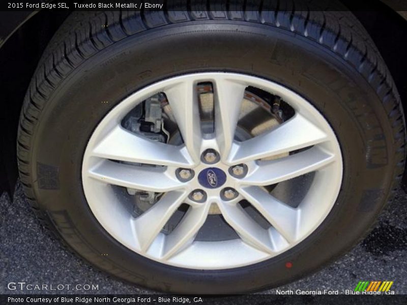 Tuxedo Black Metallic / Ebony 2015 Ford Edge SEL
