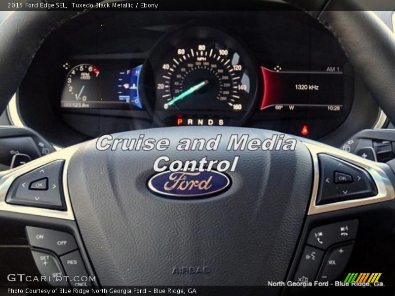 Tuxedo Black Metallic / Ebony 2015 Ford Edge SEL