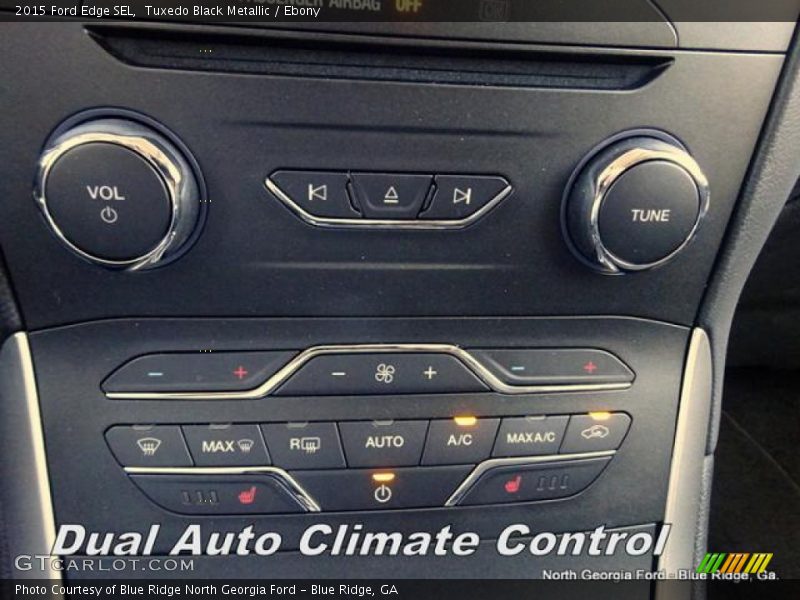 Tuxedo Black Metallic / Ebony 2015 Ford Edge SEL