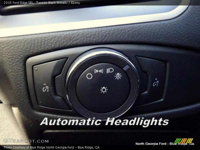 Tuxedo Black Metallic / Ebony 2015 Ford Edge SEL