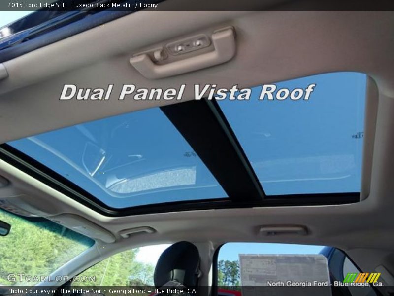 Tuxedo Black Metallic / Ebony 2015 Ford Edge SEL