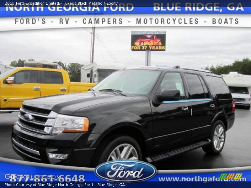 Tuxedo Black Metallic / Ebony 2015 Ford Expedition Limited