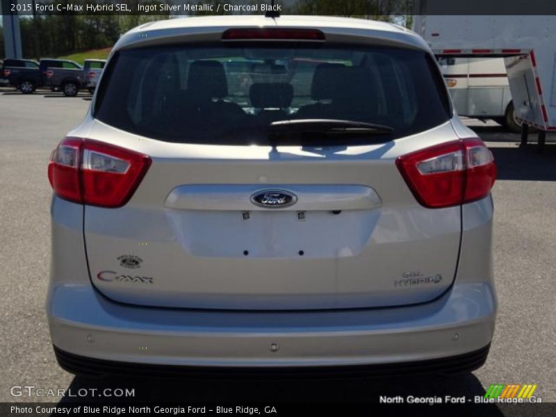 Ingot Silver Metallic / Charcoal Black 2015 Ford C-Max Hybrid SEL