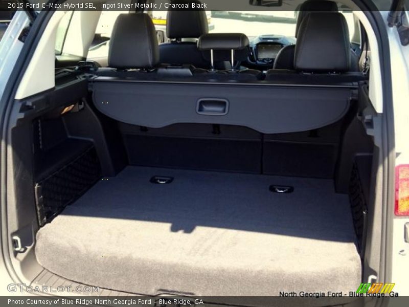 Ingot Silver Metallic / Charcoal Black 2015 Ford C-Max Hybrid SEL