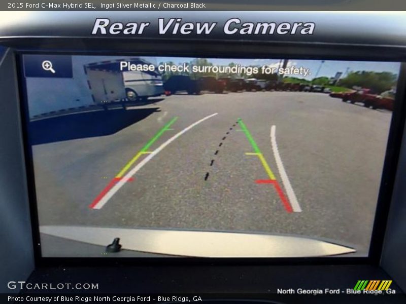 Ingot Silver Metallic / Charcoal Black 2015 Ford C-Max Hybrid SEL