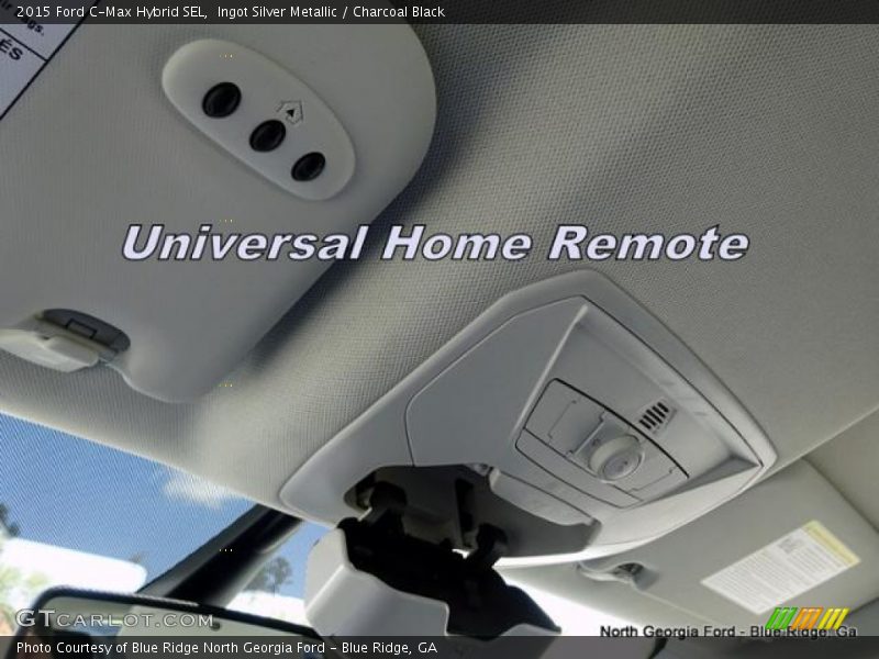 Ingot Silver Metallic / Charcoal Black 2015 Ford C-Max Hybrid SEL