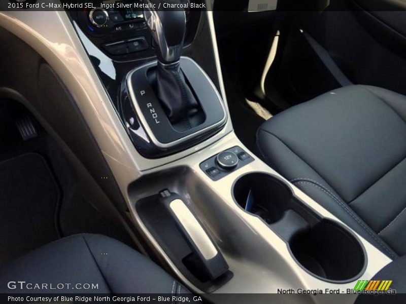 Ingot Silver Metallic / Charcoal Black 2015 Ford C-Max Hybrid SEL