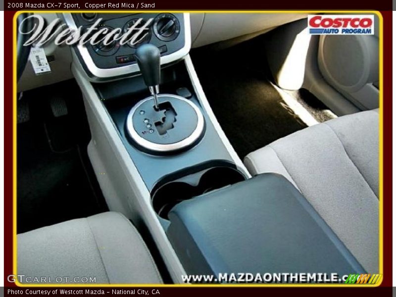 Copper Red Mica / Sand 2008 Mazda CX-7 Sport