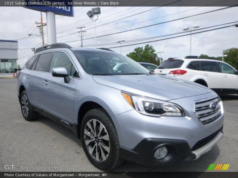 Ice Silver Metallic / Slate Black 2015 Subaru Outback 2.5i Limited