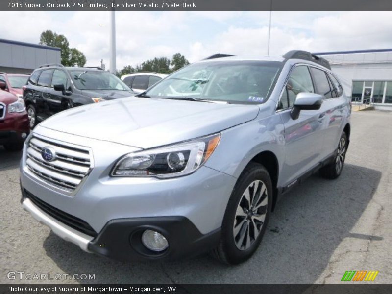 Ice Silver Metallic / Slate Black 2015 Subaru Outback 2.5i Limited