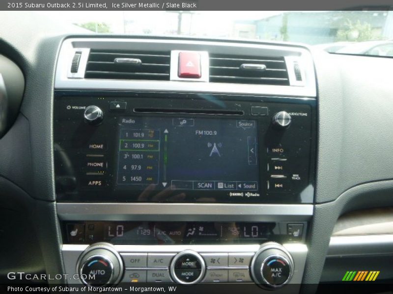 Ice Silver Metallic / Slate Black 2015 Subaru Outback 2.5i Limited