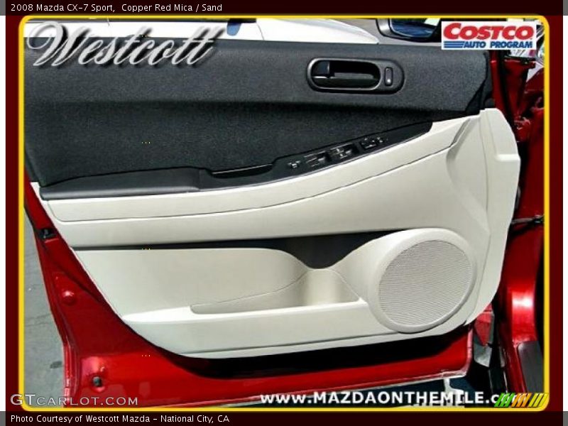 Copper Red Mica / Sand 2008 Mazda CX-7 Sport