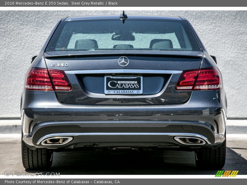 Steel Grey Metallic / Black 2016 Mercedes-Benz E 350 Sedan
