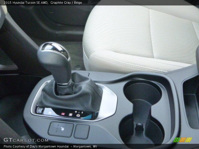 Graphite Gray / Beige 2015 Hyundai Tucson SE AWD