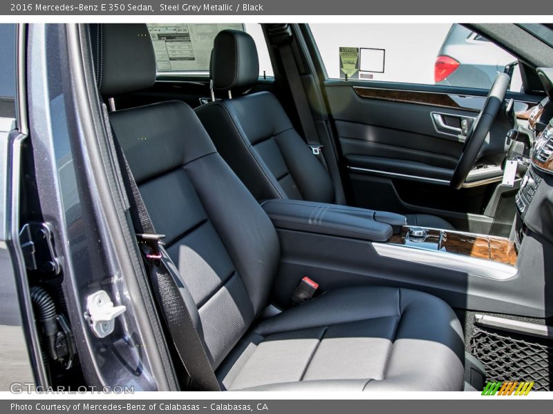 Steel Grey Metallic / Black 2016 Mercedes-Benz E 350 Sedan