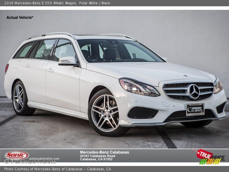 Polar White / Black 2016 Mercedes-Benz E 350 4Matic Wagon