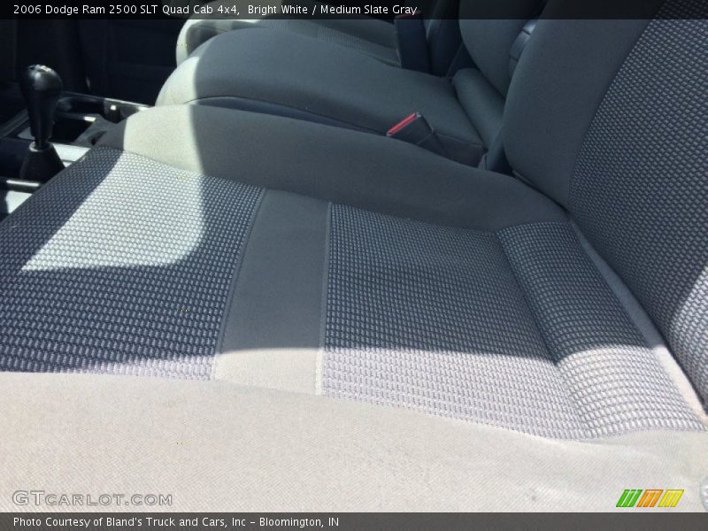 Bright White / Medium Slate Gray 2006 Dodge Ram 2500 SLT Quad Cab 4x4