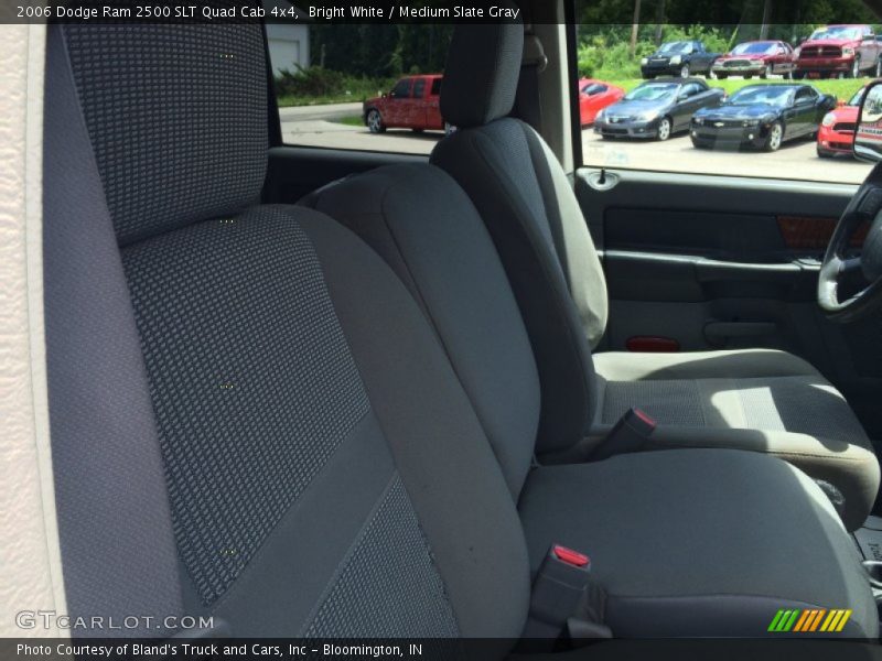 Bright White / Medium Slate Gray 2006 Dodge Ram 2500 SLT Quad Cab 4x4