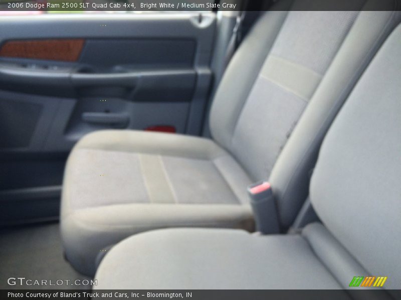 Bright White / Medium Slate Gray 2006 Dodge Ram 2500 SLT Quad Cab 4x4