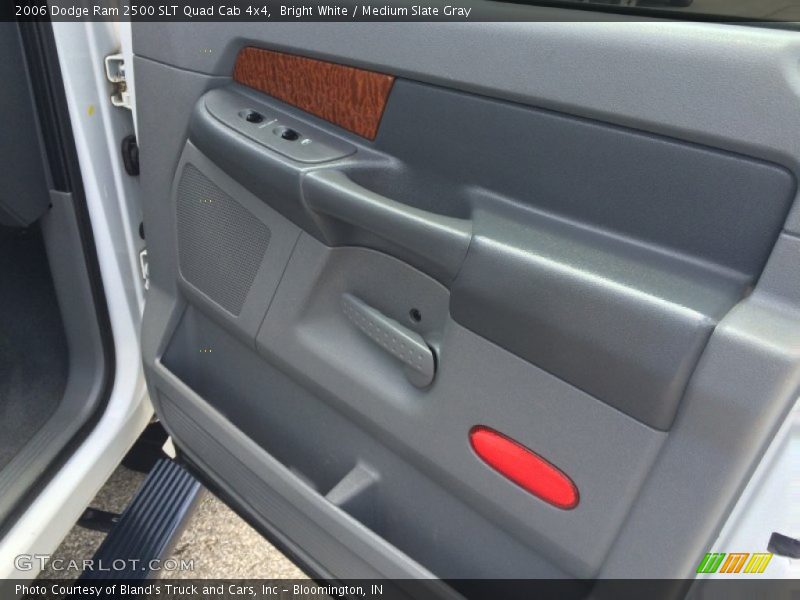 Bright White / Medium Slate Gray 2006 Dodge Ram 2500 SLT Quad Cab 4x4