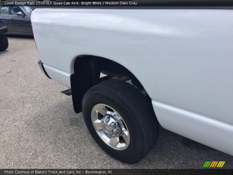 Bright White / Medium Slate Gray 2006 Dodge Ram 2500 SLT Quad Cab 4x4