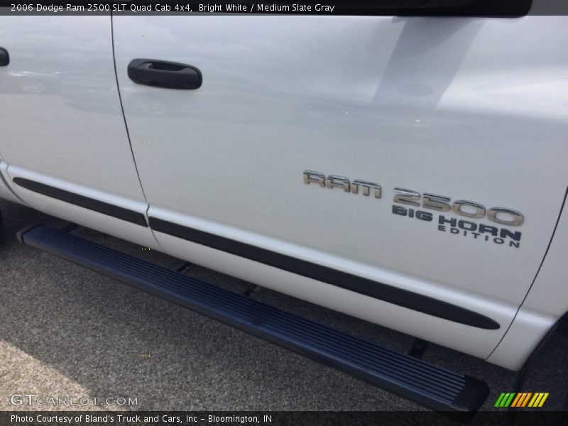 Bright White / Medium Slate Gray 2006 Dodge Ram 2500 SLT Quad Cab 4x4