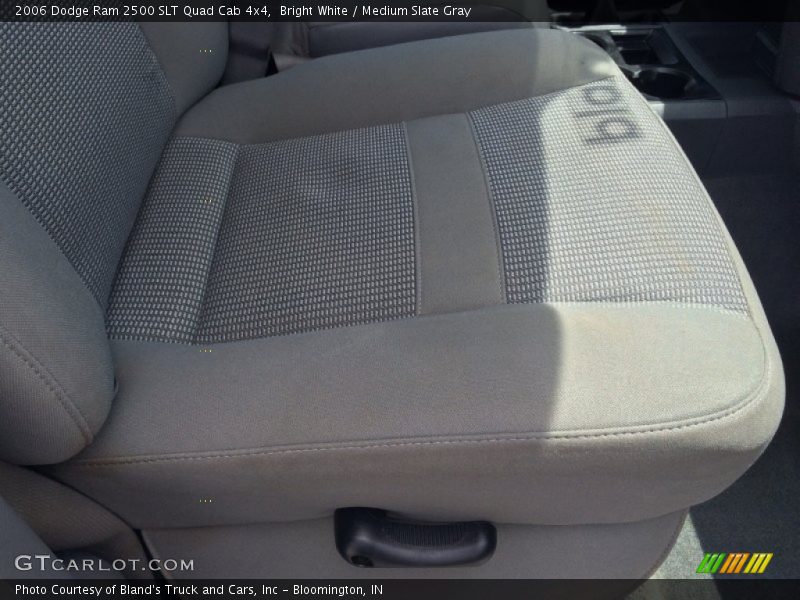 Bright White / Medium Slate Gray 2006 Dodge Ram 2500 SLT Quad Cab 4x4