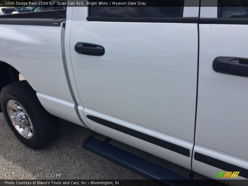 Bright White / Medium Slate Gray 2006 Dodge Ram 2500 SLT Quad Cab 4x4