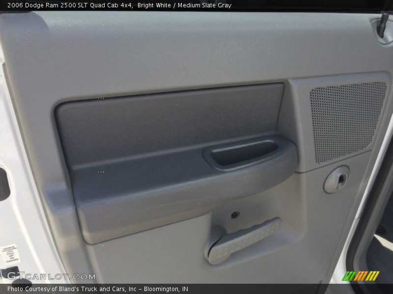 Bright White / Medium Slate Gray 2006 Dodge Ram 2500 SLT Quad Cab 4x4