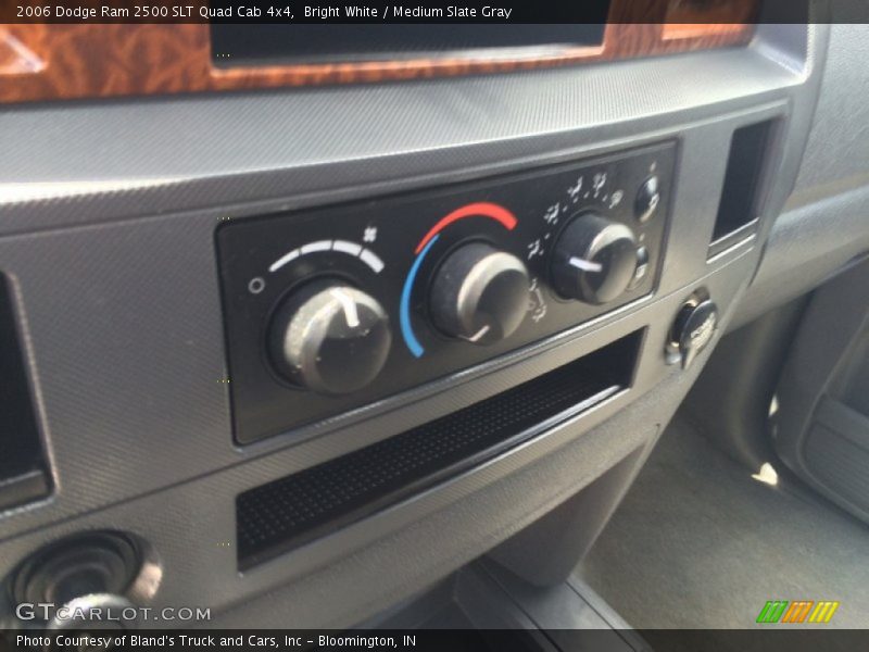 Bright White / Medium Slate Gray 2006 Dodge Ram 2500 SLT Quad Cab 4x4