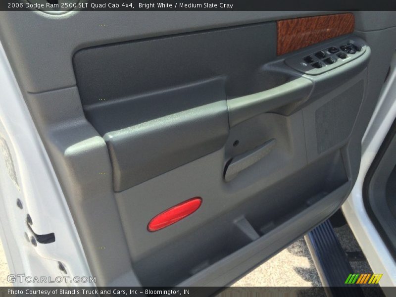Bright White / Medium Slate Gray 2006 Dodge Ram 2500 SLT Quad Cab 4x4