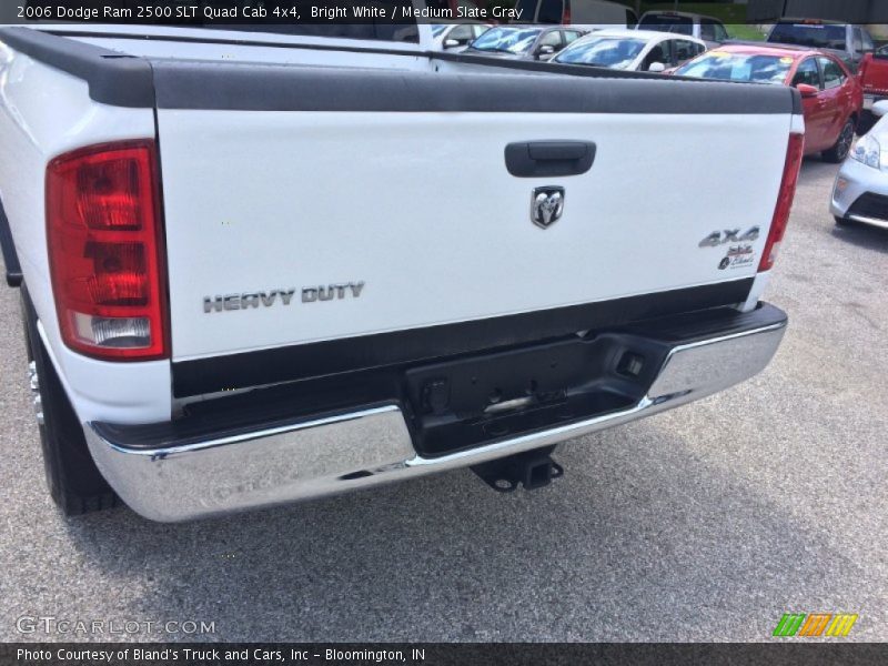 Bright White / Medium Slate Gray 2006 Dodge Ram 2500 SLT Quad Cab 4x4