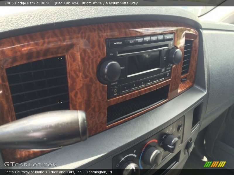 Bright White / Medium Slate Gray 2006 Dodge Ram 2500 SLT Quad Cab 4x4