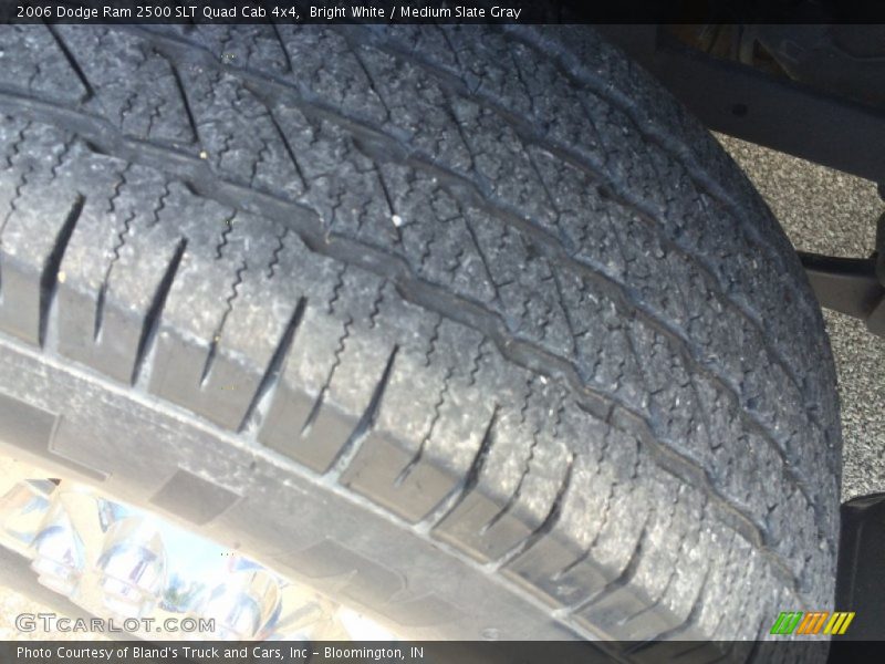 Bright White / Medium Slate Gray 2006 Dodge Ram 2500 SLT Quad Cab 4x4